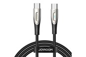 USB-kabel - Joyroom Kabel Star-Light USB C naar USB-C SA27-CC5 / 100W / 1,2m (zwart) - 6941237111609