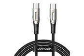 USB-kabel - Joyroom Star-Light Series SA27-CC5 USB-C / USB-C cable 100W 1.2m - black - 6941237111609