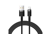 USB-kabel - Joyroom Liquid Silicone Data Cable N2 USB-A / Lightning 2.4A 1.2m - Black - 6941237171085