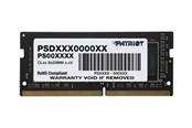 RAM - Patriot Signature Line - DDR4 - module - 8 GB - SO-DIMM 260-pin - 1600 MHz / PC4-25600 - unbuffered - PSD48G32002S