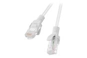Netwerk - kabel - Lanberg patch cable - 25 cm - grey RAL 7035 - Grijs - 0.25m - PCU6-20CC-0025-S