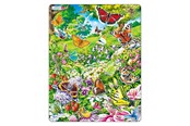 Puzzels - Selecta Play - Larsen Jigsaw Puzzle Animals - Butterflies 42 pcs. - LA-FH28