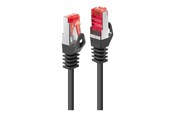 Netwerk - kabel - Lindy Basic patch cable - 10 m - black - Zwart - 10m - 47378