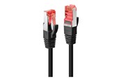 Netwerk - kabel - Lindy patch cable - 50 cm - black - Zwart - 0.5m - 47776