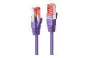 Netwerk - kabel - Lindy patch cable - 30 cm - purple - Paars - 0.3m - 47820