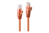 Netwerk - kabel - Lindy patch cable - 50 cm - orange - Oranje - 0.5m - 48106