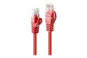 Netwerk - kabel - Lindy Basic patch cable - 30 cm - red - Rood - 0.3m - 48180