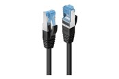 Netwerk - kabel - Lindy patch cable - 10 m - black - Zwart - 10m - 47418
