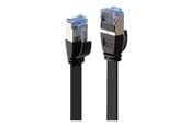 Netwerk - kabel - Lindy patch cable - 10 m - black - Zwart - 10m - 47485