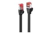 Netwerk - kabel - Lindy patch cable - 10 m - black - Zwart - 10m - 47575