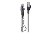 Netwerk - kabel - Lindy patch cable - 1.5 m - grey - Grijs - 1m - 47603