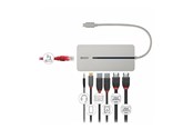 Docking station - Lindy - docking station - USB-C 3.2 - 2 x HDMI - 1GbE - 43360