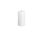Decoratie - Moods & More LED pillar candle - Classic white - 74x150 mm - M30-CW074150