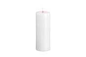 Decoratie - Moods & More LED pillar candle - Classic white - 74x200 mm - M30-CW074200