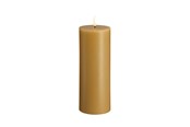 Decoratie - Moods & More LED pillar candle - Honey mustard - 74x200 mm - M30-HM074200
