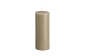 Decoratie - Moods & More LED pillar candle - Kit grey - 74x200 mm - M30-KG074200