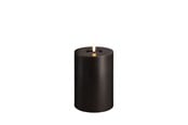 Decoratie - Moods & More LED pillar candle - Melted Charcoal - 99x150 mm - M31-CC099150