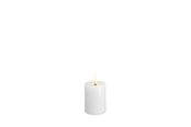 Decoratie - Moods & More LED pillar candle - Melted Classic white - 49x75 mm - M31-CW049075