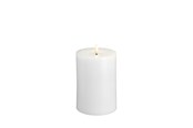 Decoratie - Moods & More LED pillar candle - Melted Classic white - 99x150 mm - M31-CW099150