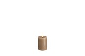 Decoratie - Moods & More LED pillar candle - Melted Sand - 49x75 mm - M31-SD049075
