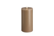 Decoratie - Moods & More LED pillar candle - Melted Sand - 99x200 mm - M31-SD099200