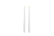 Decoratie - Moods & More LED taper candle - Slim - Classic white - 23x300 mm - 2 pcs - M50-CW023300