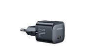 Mobiel - Adapters & Opladers - Joyroom Mini charger USB C 20W PD JR-TCF02 - black - JR-TCF02B