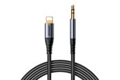 Audiokabel - Joyroom Audio Transfer Series SY-A06 mini jack 3.5 mm / Lightning cable 1.2 m - black - 6956116773762