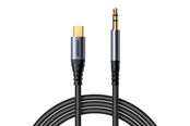 Audiokabel - Joyroom Audio Transfer Series SY-A07 Mini Jack 3.5mm/USB-C Cable 1.2m - Black - 6956116773786