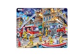 Puzzels - Selecta Play Larsen Jigsaw Puzzle The Firemen 45 pcs. Vloer - LA-US21