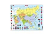 Puzzels - Larsen Puzzles Map Asia with Flags 70 pcs. Vloer - LA-K44-NL