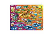 Puzzels - Selecta Play Larsen Jigsaw Puzzle Animals Nature Historical 85 pcs. 2D Puzzels - LA-HL1-NL