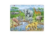 Puzzels - Selecta Play Larsen Jigsaw Puzzle Animals - African Savannah 65 pcs. Vloer - LA-FH9