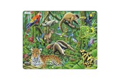 Puzzels - Selecta Play Larsen Jigsaw Puzzle Animals - South American Rainforest 70 pcs. 2D Puzzels - LA-FH10
