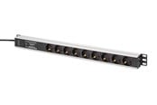 Voedingskabel (extern) - DIGITUS 9-Port - 1U - Aluminium PDU - DN-95438