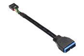 USB-kabel - Alcasa electronik Good Connections - USB internal adapter - 9 pin USB header to 19 pin USB 3.0 header - 15 cm - 5021-PST1