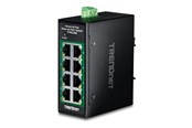 Switch - TRENDnet TI-PELC80 - Version V1.xR - switch - industrial mini - 8 ports - TAA Compliant - TI-PELC80