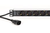 Voedingskabel (extern) - DIGITUS 9-Port - 1U - Aluminum PDU - DN-95437