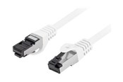 Netwerk - kabel - Lanberg patch cable - 50 cm - white - Wit - 0.5m - PCF8-10CU-0050-W