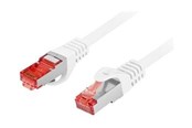 Netwerk - kabel - Lanberg patch cable - 2 m - white - Wit - 2m - PCF6-10CU-0200-W