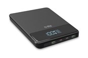 Powerbank - SBS Ultra-slim 20.000 mAH 100 Watt powerbank - Black Powerbank - Zwart - 20000 mAh - TTBB20000PD100W
