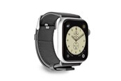 Smartwatch - Accessoires - CASE&ME SBS Faux Leather Band for Apple Watch 42/44/45/49mm - Black - CMAWATCHB44PUK