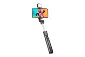 Diversen - SBS Universal selfie stick with built-in LED light and tripod - Black - TETRIPOLED