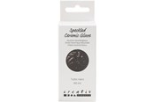 Schrijf- en tekenartikelen - Creativ Company - Speckled Ceramic Glaze 999-1060 C Opaque Tutto Nero - 60ml - 789759