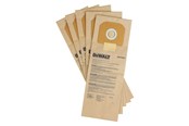 Stofzuigerzak - Dewalt DWV9401-XJ Paper Filter Bag - Pack of 5 - DWV9401-XJ