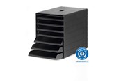 Bureau-accessoires - DURABLE Ladebox met 7 open lades en afsluitbare voorplaat voor het opbergen van A4-documenten (tot C4-formaat). - 1712001058