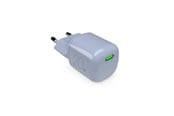 Mobiel - Adapters & Opladers - Puro MiniPro 20W USB-C Wall Charger – GAN Technology - Blue - PUFCMTCUSBC20WGLBLUE