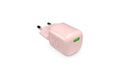Mobiel - Adapters & Opladers - Puro MiniPro 20W USB-C Wall Charger – GAN Technology - Rose - PUFCMTCUSBC20WGROSE