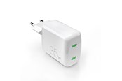 Mobiel - Adapters & Opladers - Puro MiniPro 35W Dual USB-C Wall Charger - GaN Technology - PUFCMTCUSBCC35WGWHI