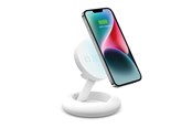 Mobiel - Adapters & Opladers - SBS Desktop Stand with Wireless Charger - White - TEWIRMAGSTAND10W